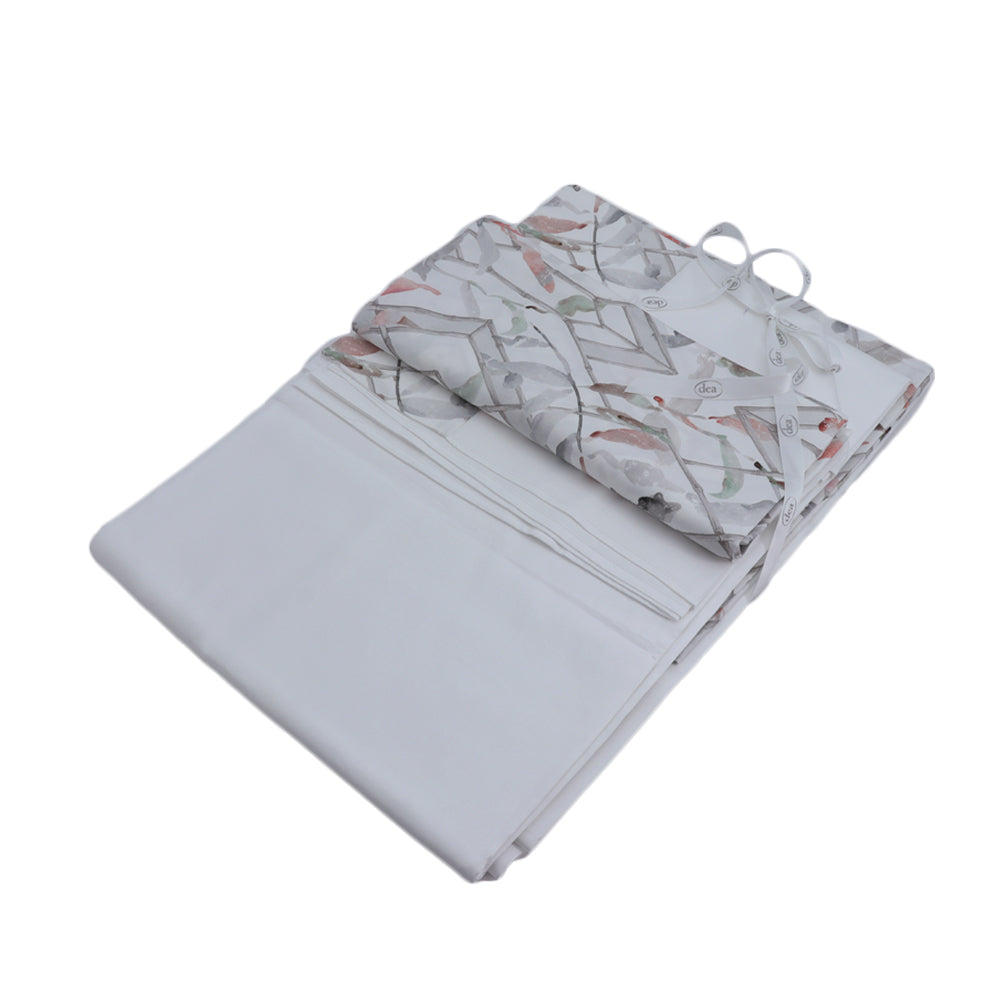 Dea Gazebo Straso Bed Cover Set 5 Pcs Silver&Grey 270X270 cm | Beddings Dea Gazebo Straso Bed Cover Set 5 Pcs Silver&Grey 270X270 cm | Beddings