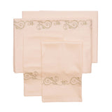 Dea Agosto Embroidery Cover Set Size of 240x220+270x290+50x80 Cm