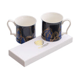 Decoration One New Bone 400cc Mug Faces Set of 2