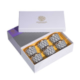 Decoration One New Bone 90cc Arabic Cup Motif Set of 6