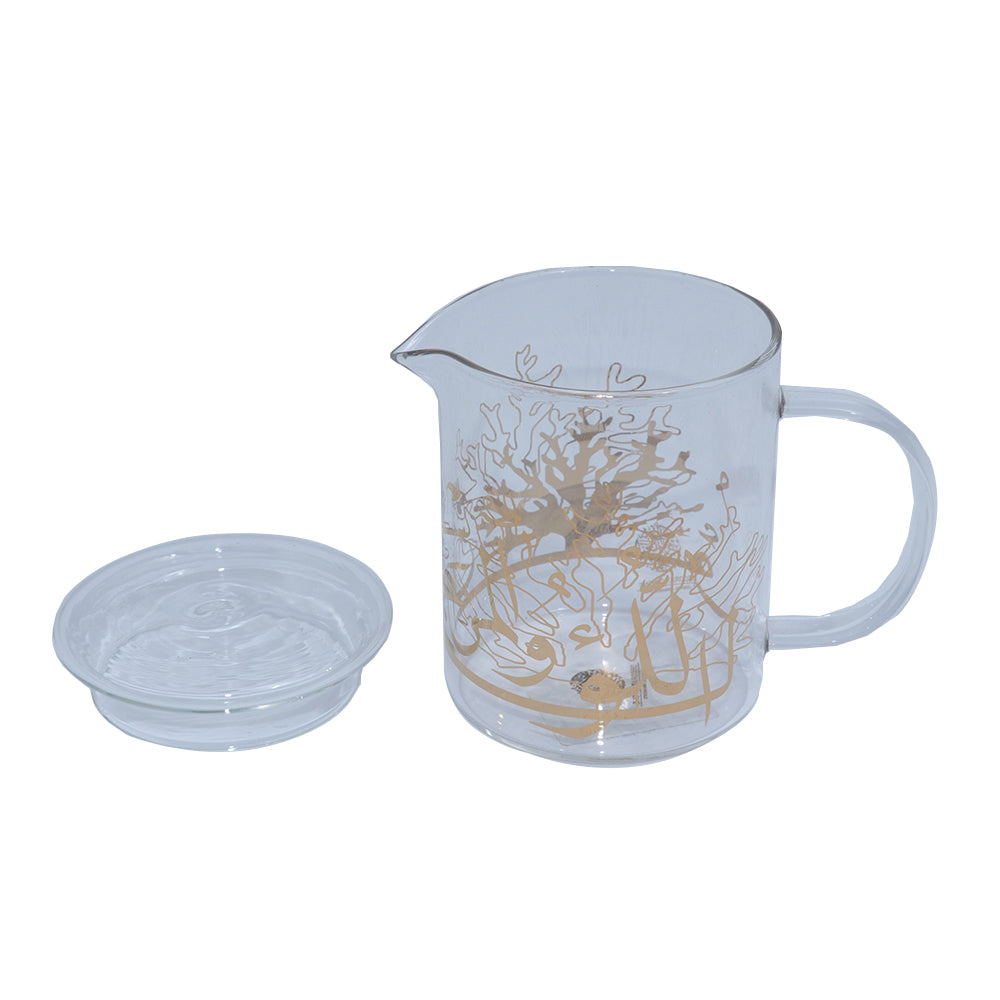 Decoration One Glass Milk Cup Pearl-Coral-Gold | Drinkware Decoration One Glass Milk Cup Pearl-Coral-Gold | Drinkware