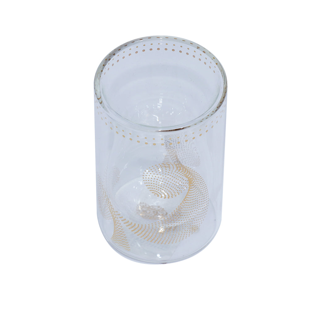 Decoration One DBL Wall Tea glass Dotted Gold Set of 6 | Drinkware Decoration One DBL Wall Tea glass Dotted Gold Set of 6 | Drinkware