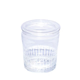 Decoration One Glass Canister Hot Cut D12/H14 Letters
