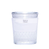 Decoration One  Glass Canister Hot Cut D12/H14 Geometric