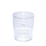 Decoration One  Glass Canister Hot Cut D12/H14 Geometric
