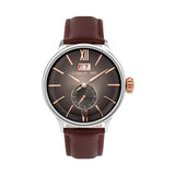 Cerruti 1881 Olinville Men Silver And Brown Watch