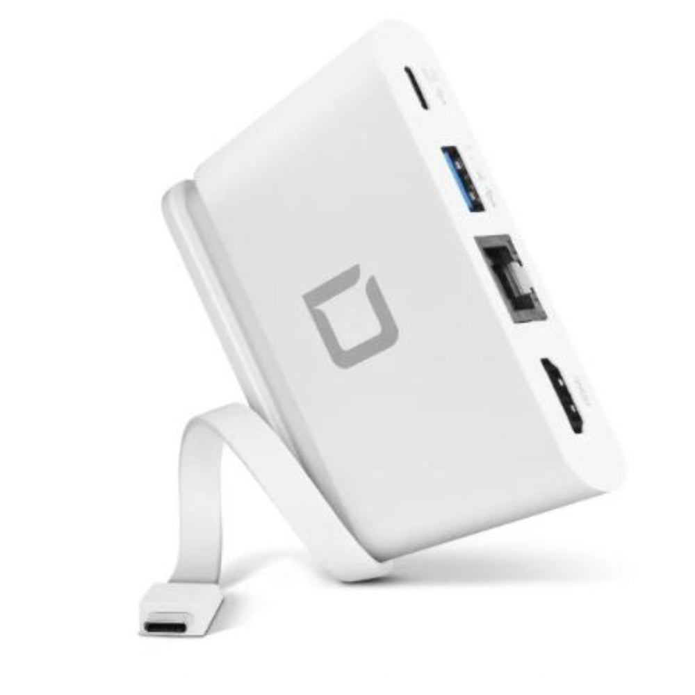 Dicota Usb-C Portable Docking White | Accessories | departure-to-desk | Luggage Travel Accessories | Luggage Travel Accessories Charger & USB | USB Mobile Dockingstation Dicota Usb-C Portable Docking White | Accessories | departure-to-desk | Luggage Travel Accessories | Luggage Travel Accessories Charger & USB | USB Mobile Dockingstation