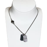 Diesel Men's Necklace Stainless Steel With 2 Pcs.