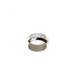 Diesel Men'S Stainless Steel Ring With Engraved Brand Name Size 11.5