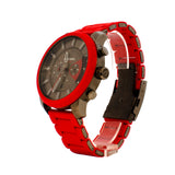 Diesel Men's Gun Metal Color Chronograph Watch - Blue Salon