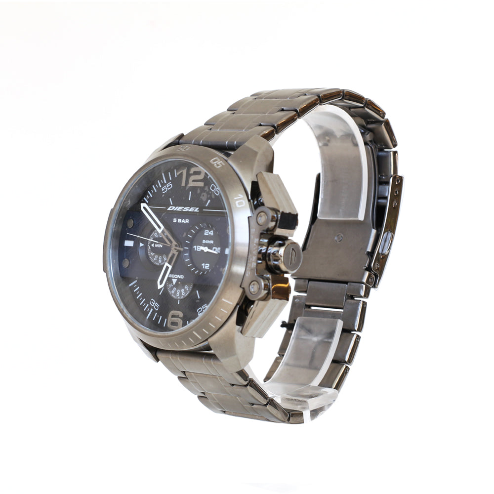 Diesel Mens Watch Chronograph With Blue Dial & White Index