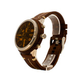 Diesel Men's Chronograph Watch With Brown Leather Strap - Blue Salon