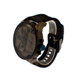 Diesel Men's Gun Metal Color Watch With 4 Time Zone - Blue Salon