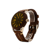 Diesel Men's Watch With Brown Leather Strap & Case - Blue Salon