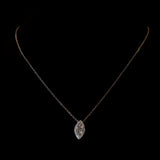 Digo Necklace 18 Carat White Gold - Blue Salon