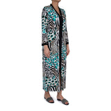 Diamond Tea Zip Lounger Abaya