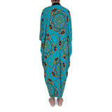 Diamond Tea Zip Kaftan Abaya