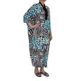 Diamond Tea Zip Kaftan Abaya