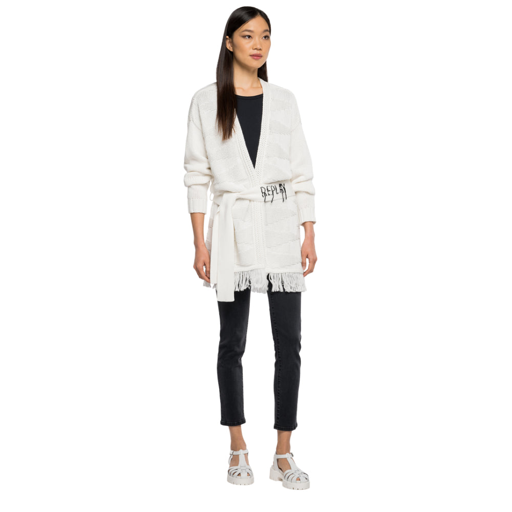 Replay Women's Cotton Knitwear With Belt | Clothing | GCC | Women | Women All Clothing | Women Knitwear | Womens | Womens Fashion Replay Women's Cotton Knitwear With Belt | Clothing | GCC | Women | Women All Clothing | Women Knitwear | Womens | Womens Fashion