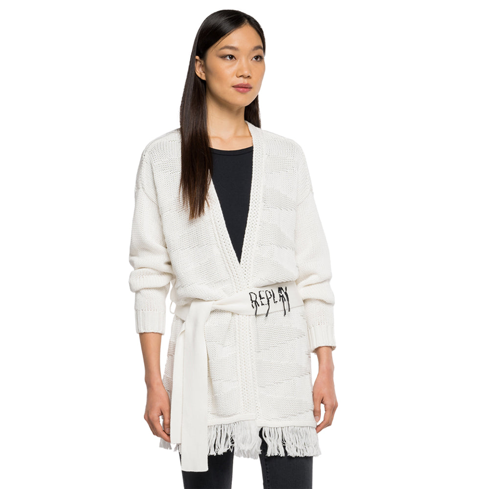 Replay Women's Cotton Knitwear With Belt | Clothing | GCC | Women | Women All Clothing | Women Knitwear | Womens | Womens Fashion Replay Women's Cotton Knitwear With Belt | Clothing | GCC | Women | Women All Clothing | Women Knitwear | Womens | Womens Fashion