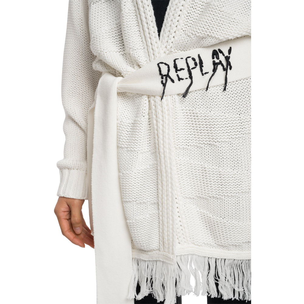 Replay Women's Cotton Knitwear With Belt | Clothing | GCC | Women | Women All Clothing | Women Knitwear | Womens | Womens Fashion Replay Women's Cotton Knitwear With Belt | Clothing | GCC | Women | Women All Clothing | Women Knitwear | Womens | Womens Fashion