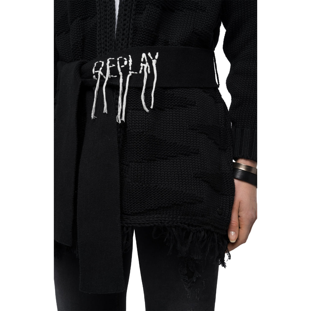 Replay Women's Cotton Knitwear With Belt | Clothing | GCC | Women | Women All Clothing | Women Knitwear | Womens | Womens Fashion Replay Women's Cotton Knitwear With Belt | Clothing | GCC | Women | Women All Clothing | Women Knitwear | Womens | Womens Fashion