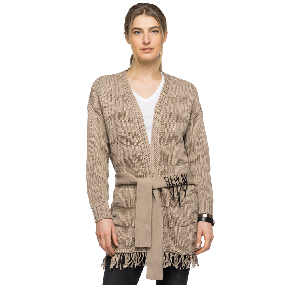 Replay Women's Cotton Knitwear With Belt | Clothing | GCC | Women | Women All Clothing | Women Knitwear | Womens | Womens Fashion Replay Women's Cotton Knitwear With Belt | Clothing | GCC | Women | Women All Clothing | Women Knitwear | Womens | Womens Fashion