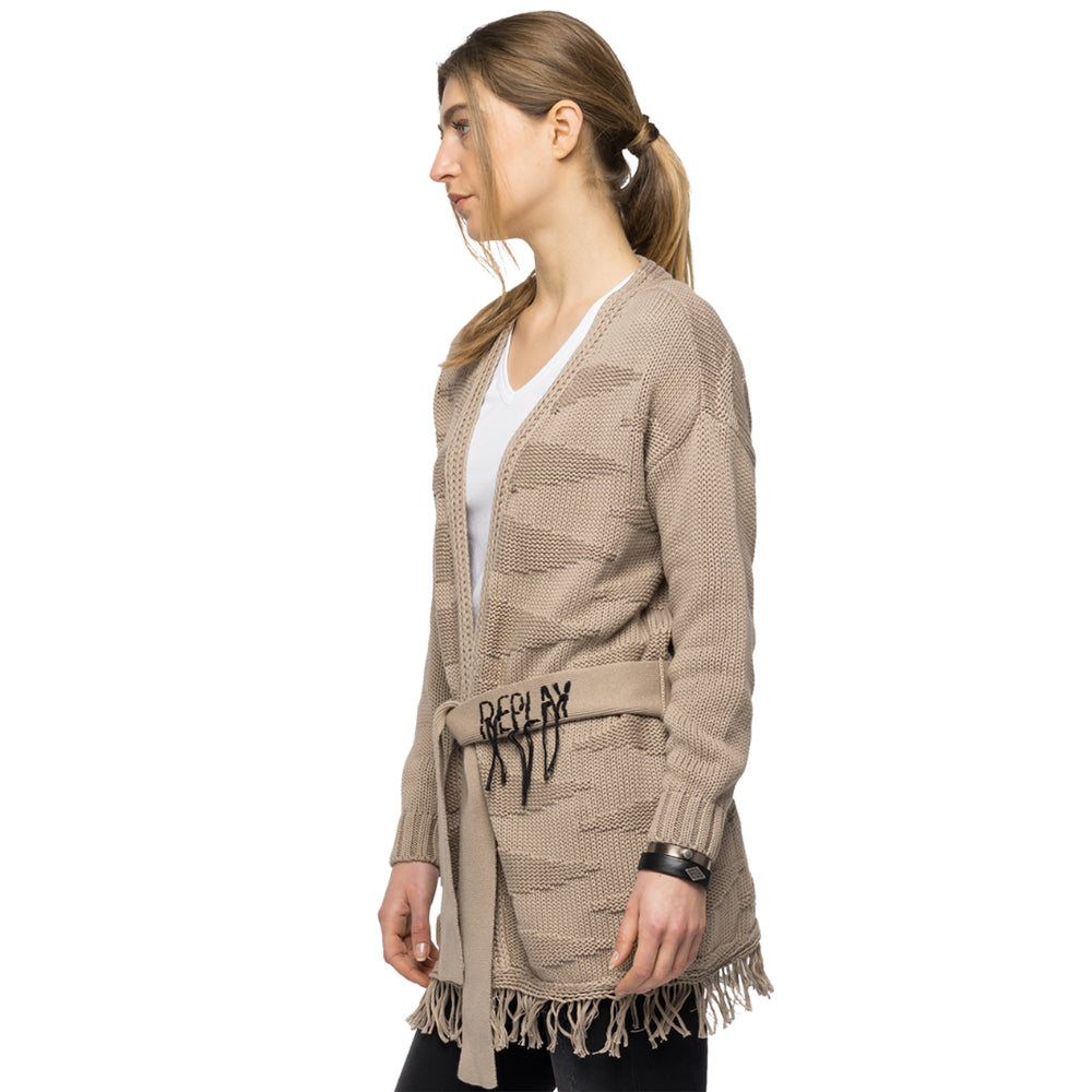 Replay Women's Cotton Knitwear With Belt | Clothing | GCC | Women | Women All Clothing | Women Knitwear | Womens | Womens Fashion Replay Women's Cotton Knitwear With Belt | Clothing | GCC | Women | Women All Clothing | Women Knitwear | Womens | Womens Fashion