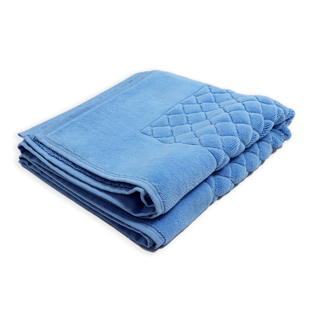 Yves Delorme Etoile Bath Mat Cobalt Size 55X90 Cm | Bath Yves Delorme Etoile Bath Mat Cobalt Size 55X90 Cm | Bath