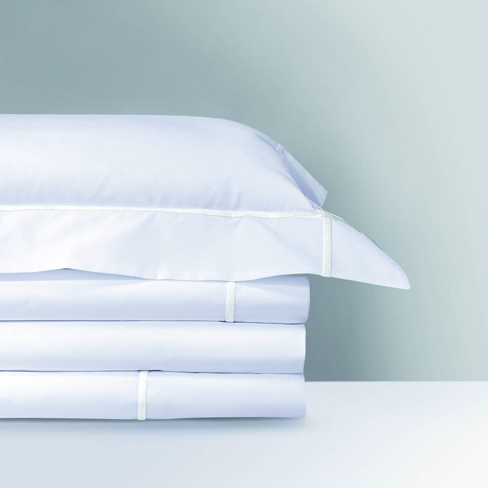 Yves Delorme Athena Pillow Case Blanc | Beddings Yves Delorme Athena Pillow Case Blanc | Beddings