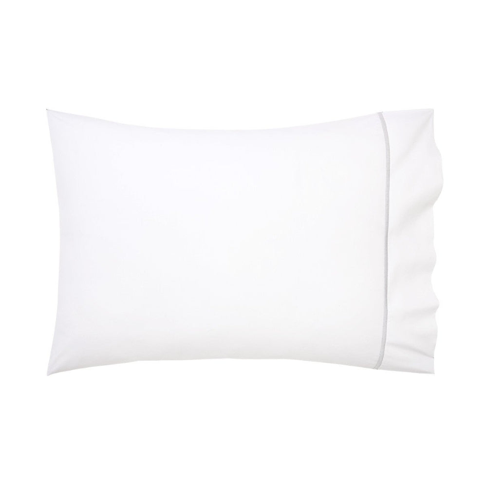 Yves Delorme Athena Pillow Case Silver | Beddings Yves Delorme Athena Pillow Case Silver | Beddings