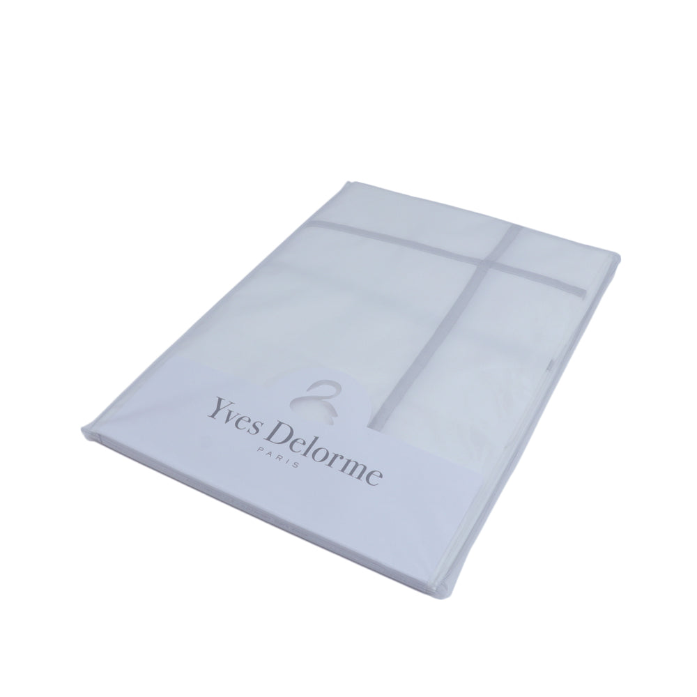 Yves Delorme Athena Pillow Case Silver | Beddings Yves Delorme Athena Pillow Case Silver | Beddings