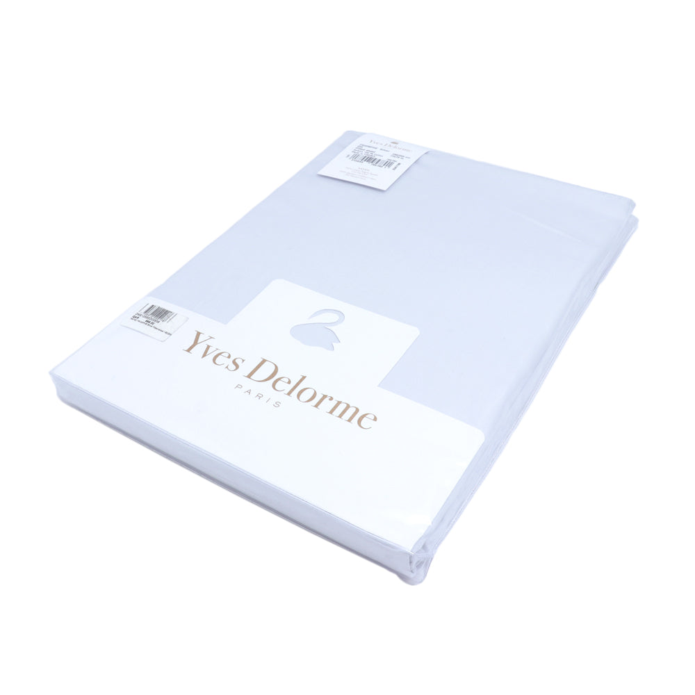 Yves Delorme Triomphe Fitted Sheet Silver Size 180X200 Cm