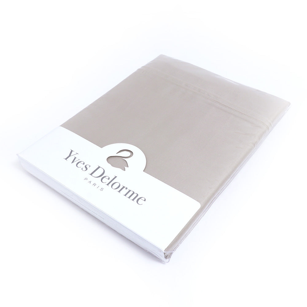 Yves Delorme Triomphe Flat Sheet Pierre Size 270X295 Cm | Beddings Yves Delorme Triomphe Flat Sheet Pierre Size 270X295 Cm | Beddings