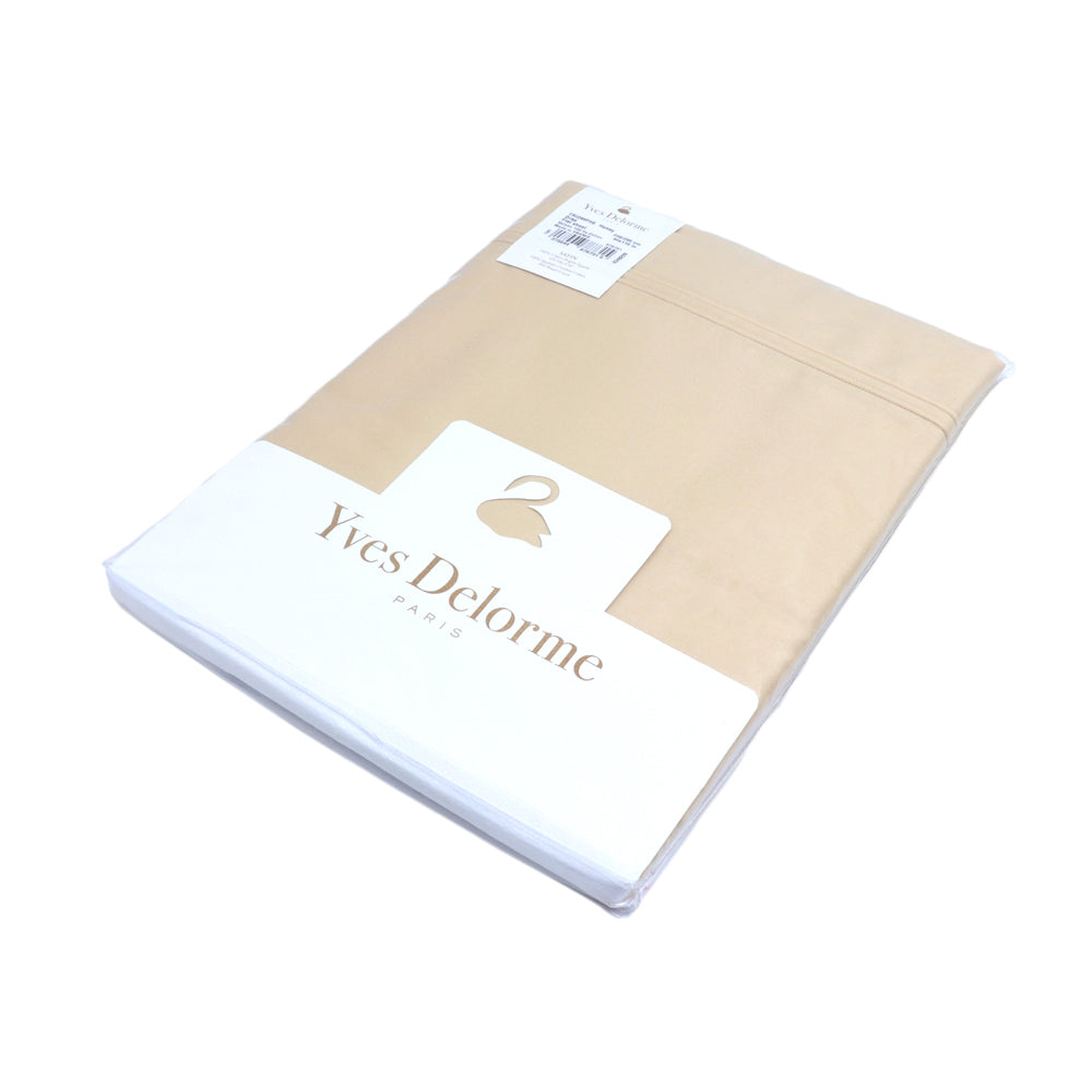 Yves Delorme Triomphe Flat Sheet Honey Size 240X295 Cm