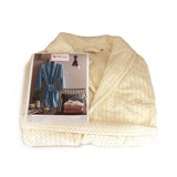 Blumarine Chevron Dressing Gown Beige