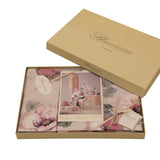 Blumarine Comforter Blu velvet Double and Bed Sheet Set