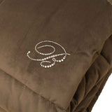 Blumarine Comforter Blu velvet Double and Bed Sheet Set