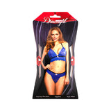 Dreamgirl 2-Piece Bralette Set Sapphire One Size