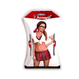 Dreamgirl 2-Piece Set White/Red One Size