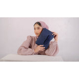 Kyra Let Me Talk Navy Blue Clutch Bag