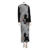 عباية دايموند تي مطبع  مقاس M