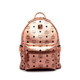 MCM Backpack Champagne Gold Small
