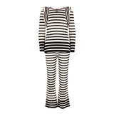 Elisabetta Franchi Kids Set Top & Trousers White & Black