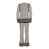 Elisabetta Franchi Kids Set Top & Trousers White & Black