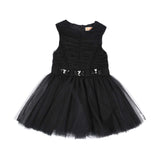 Elisabetta Franchi Kids Girl's Tulle Black Dress