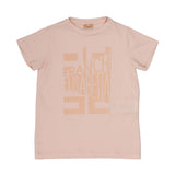 Elisabetta Franchi Kids Logo Print Pink T-Shirt