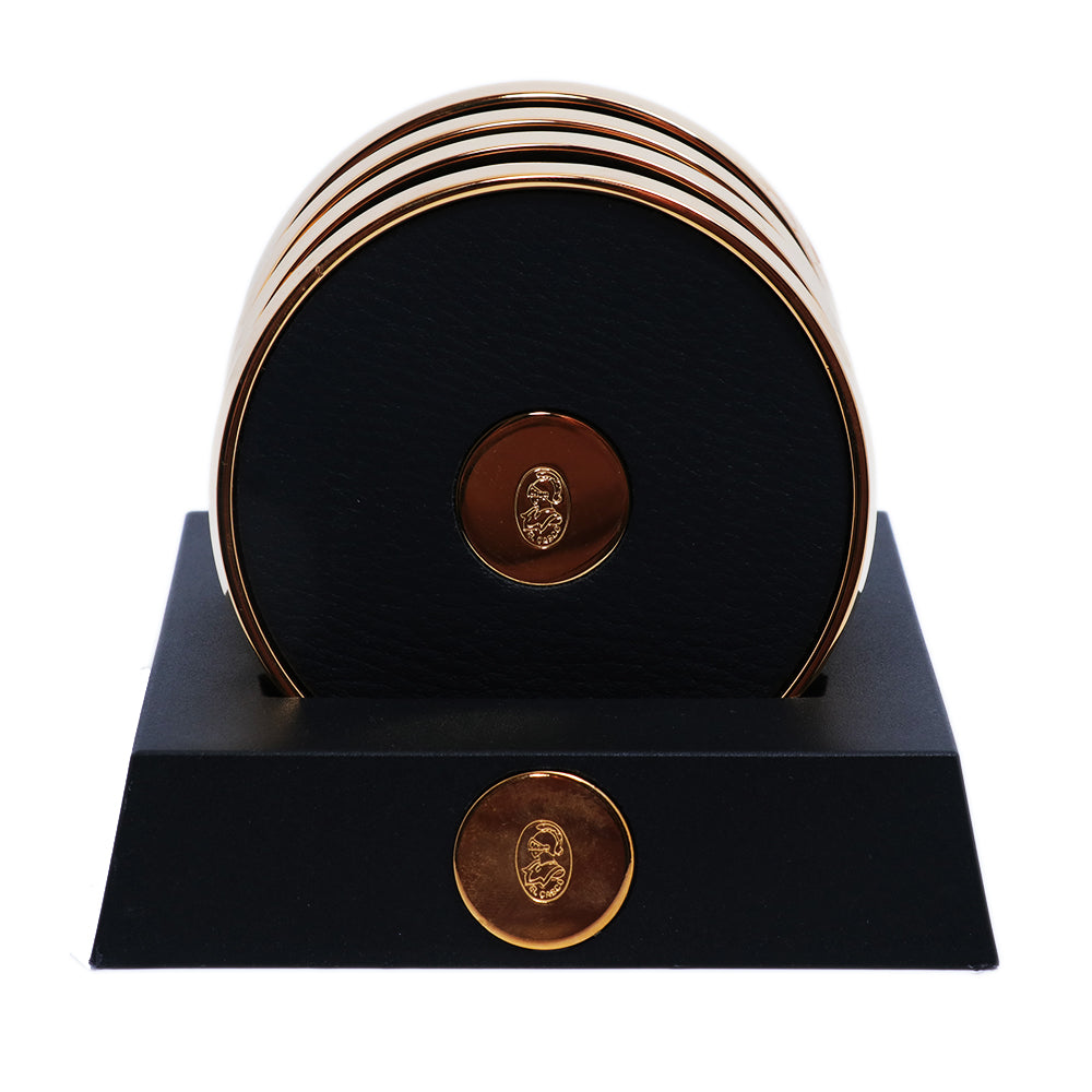 El Casco Glass Tray Gold | Desk Accessories El Casco Glass Tray Gold | Desk Accessories