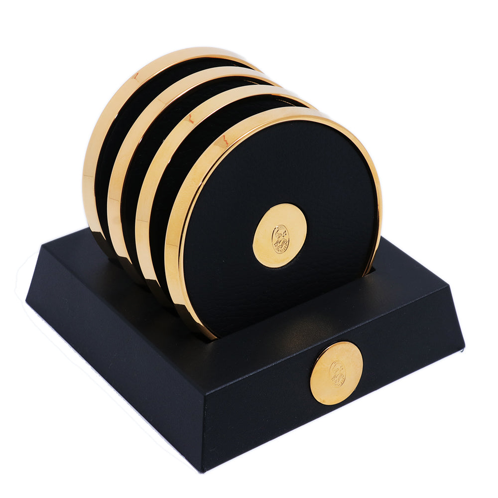 El Casco Glass Tray Gold | Desk Accessories El Casco Glass Tray Gold | Desk Accessories