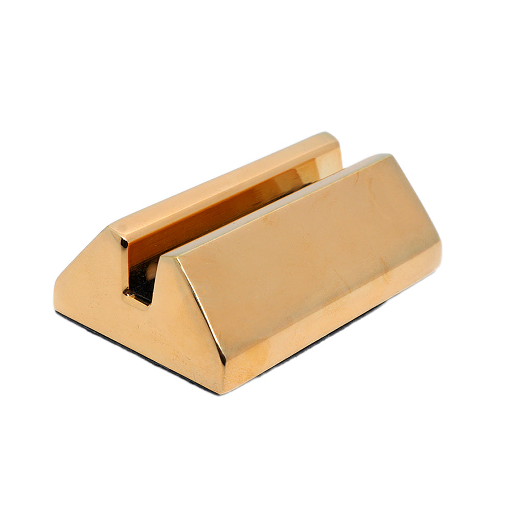 El Casco Business Card Holder Gold | Desk Accessories El Casco Business Card Holder Gold | Desk Accessories